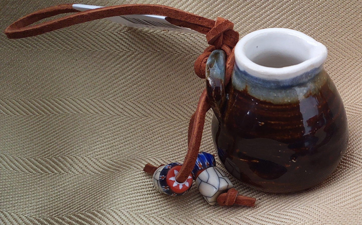 MINI VESSELS W/ LEATHER