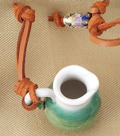 MINI VESSELS W/ LEATHER