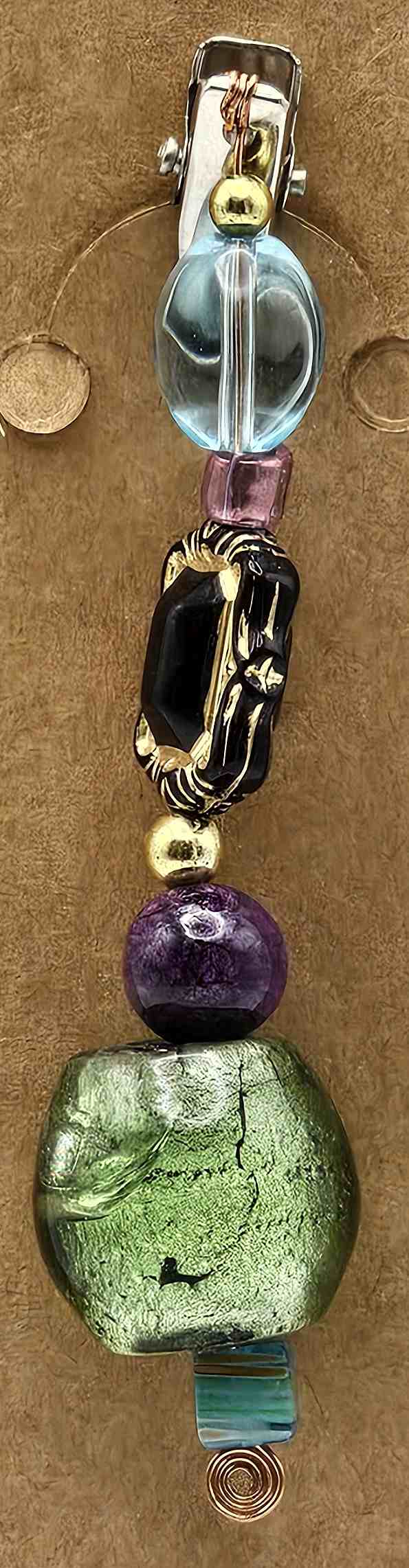 Pirate Charm Glass Beads