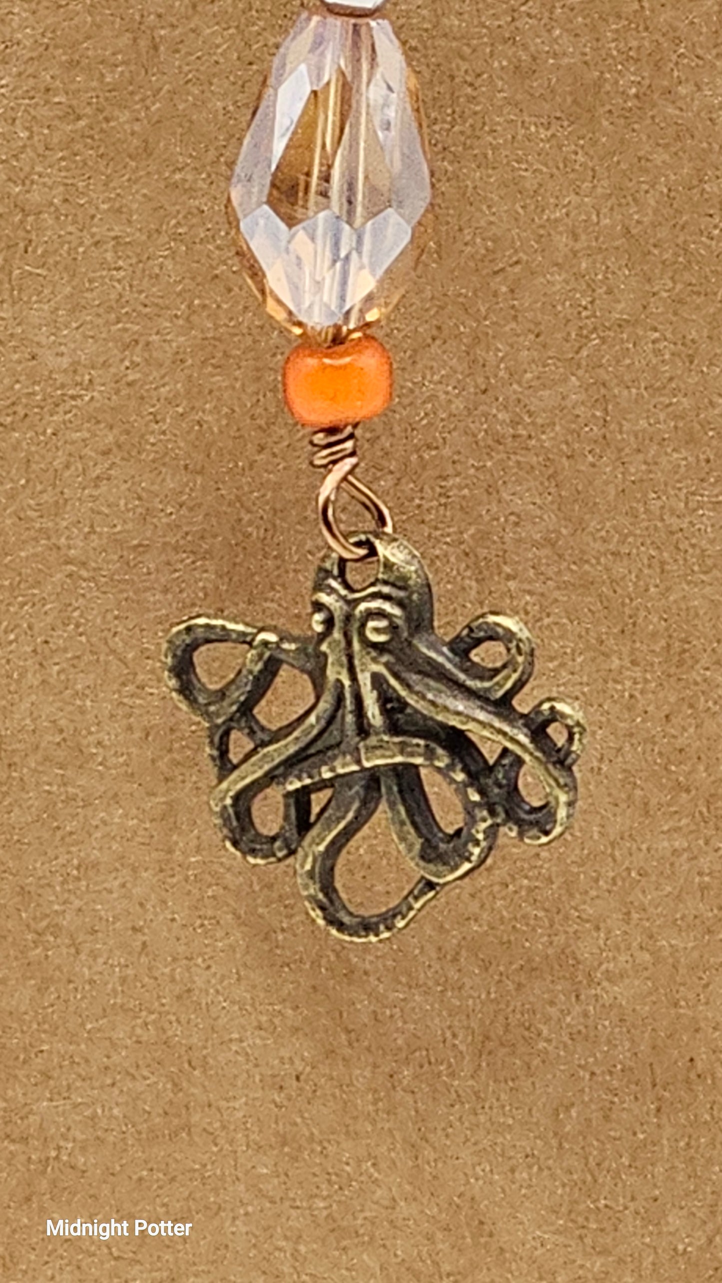 Pirate Charm Octopus Pendants