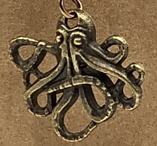 Pirate Charm Octopus Pendants