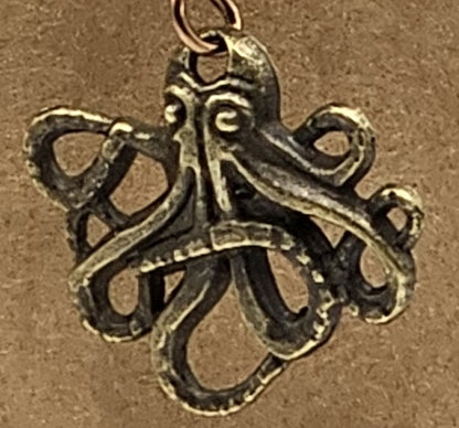 Pirate Charm Octopus Pendants