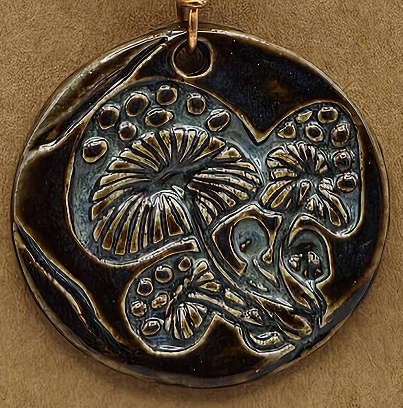 Pirate Charm Mushroom Pendants