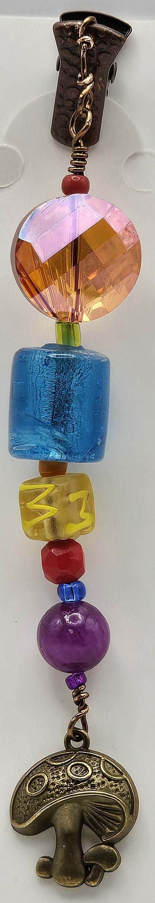 Pirate Charm Mushroom Pendants