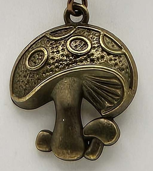 Pirate Charm Mushroom Pendants