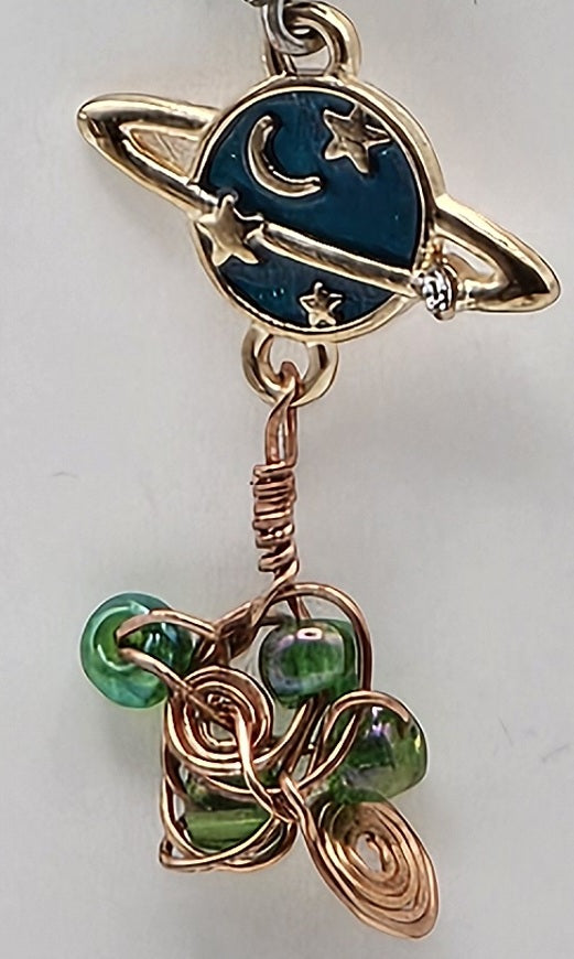 Pirate Charm Celestial Cloisonné Pendants
