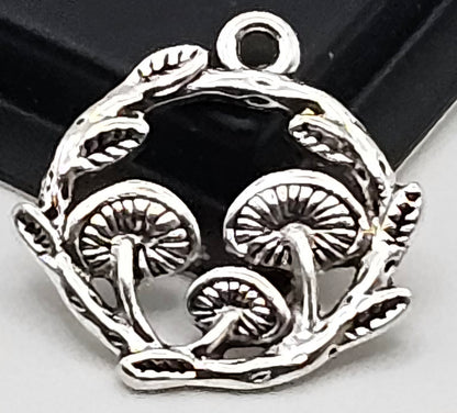 Pirate Charm Mushroom Pendants